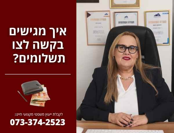 הגשת בקשה לצו תשלומים